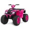 Red 24V Electric Ride-On ATV for Kids with Wireless Connection, 3-8 Years Old